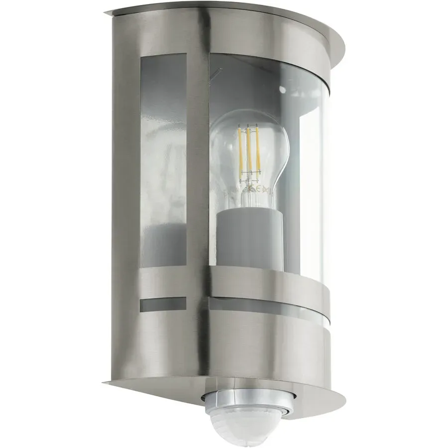 Eglo Wandlampe aussen Tribano Edelstahl Stahl verzinkt 26 cm - Wandlampe aussen
