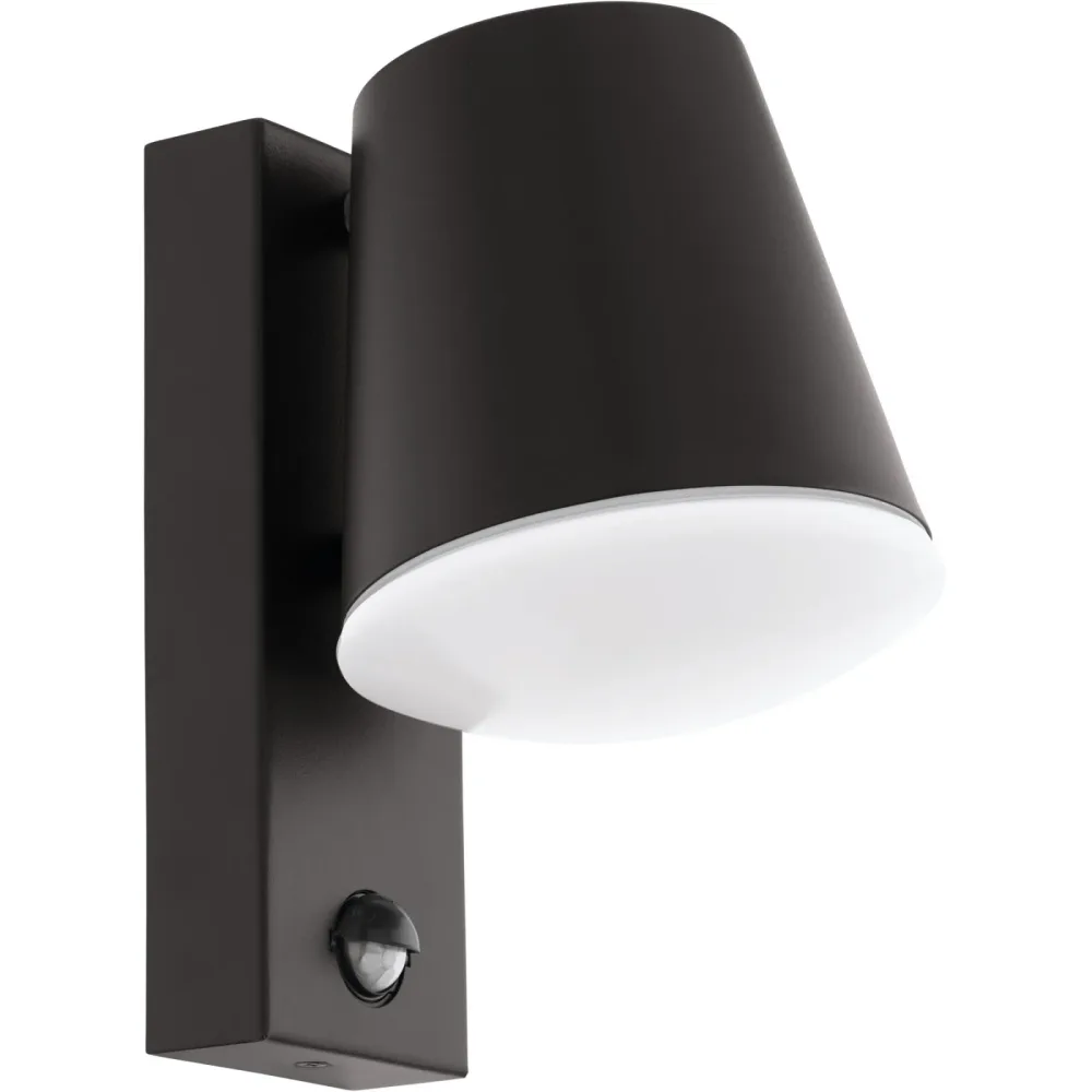 Eglo Wandlampe aussen Caldiero Grau Stahl verzinkt 24 cm - Farbe: anthrazit - Wandlampe aussen