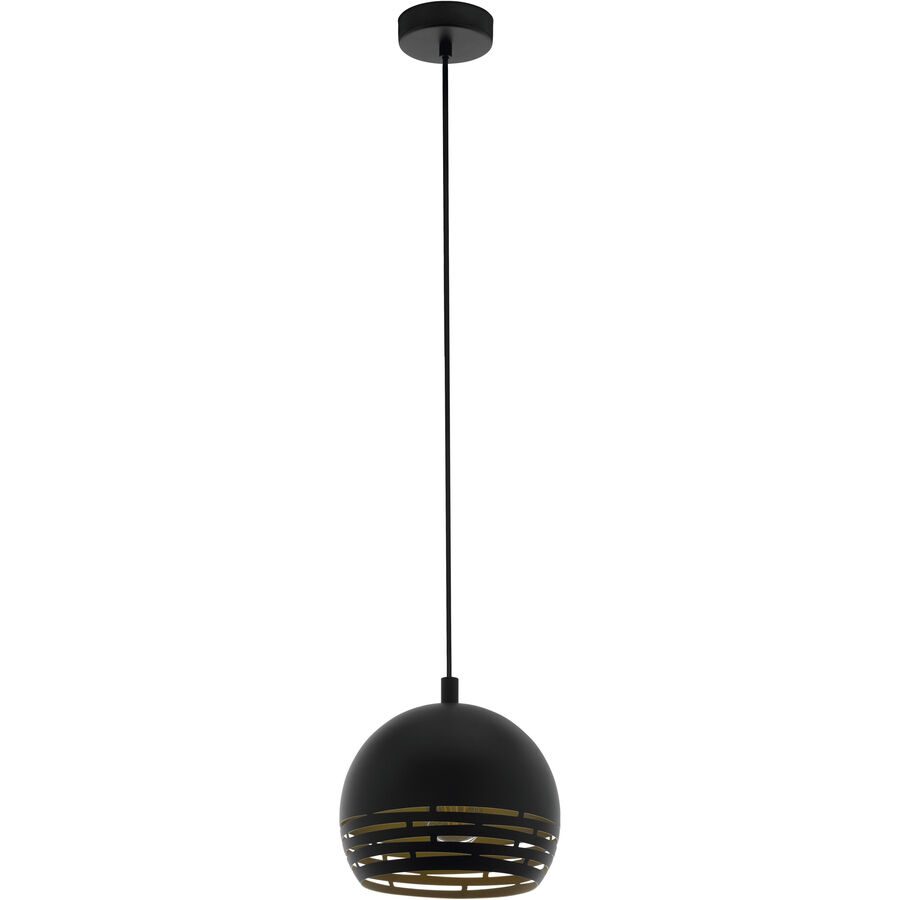 Eglo Pendellampe Camastra Gold/Schwarz Stahl 110 cm - Farbe: schwarz-gold - Pendellampe