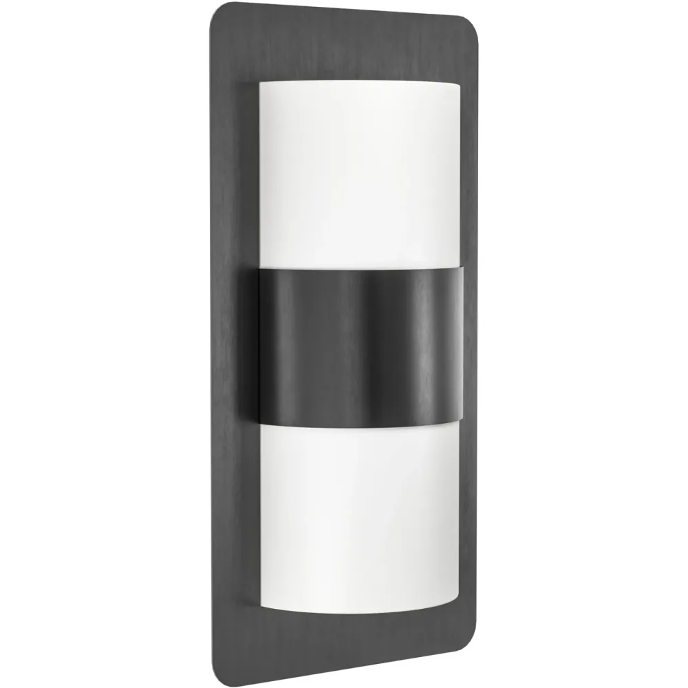 Eglo Wandlampe aussen Cistierna Grau Stahl verzinkt 35 cm - Farbe: anthrazit - Wandlampe aussen