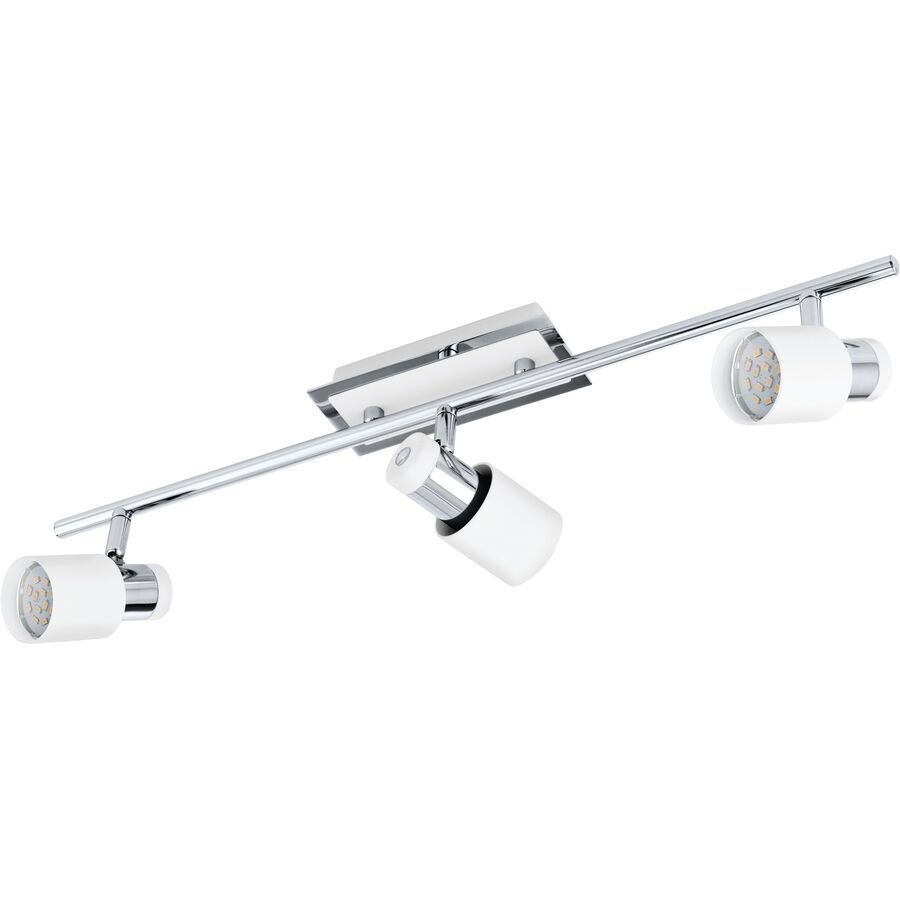 Eglo Spot Davida Weiss/Grau Stahl 7 cm - Farbe: chrom/weiss - Spot