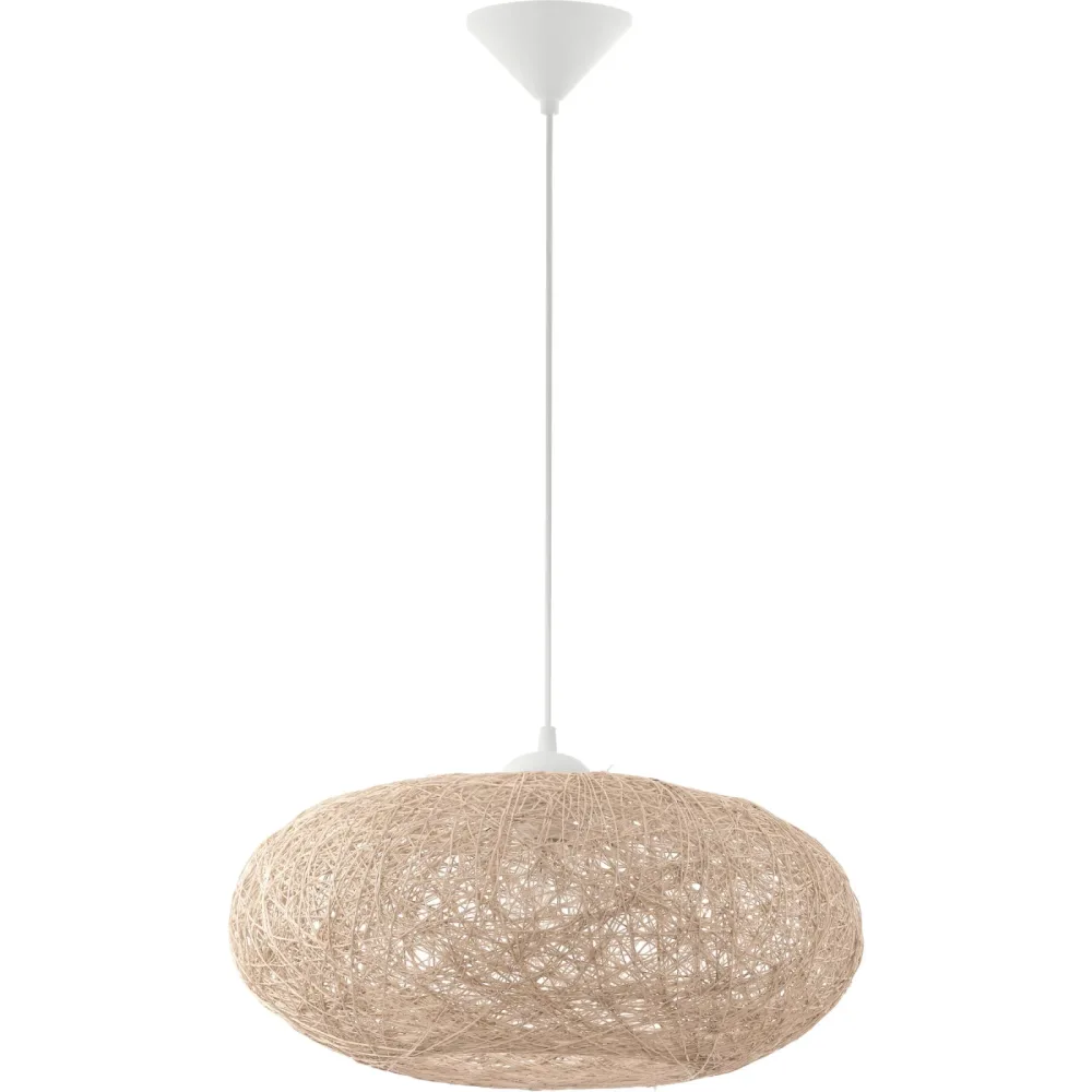 Eglo Pendellampe Campilo Weiss Kunststoff 110 cm - Pendellampe