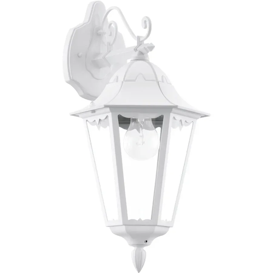 Eglo Wandlampe aussen Navedo Weiss Aluminium 47.5 cm - Material: Aluguss - Wandlampe aussen