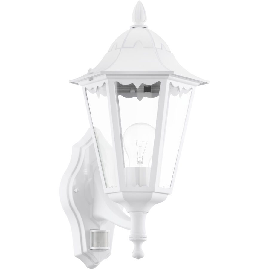 Eglo Wandlampe aussen Navedo Weiss Aluminium 42.5 cm - Material: Aluguss - Wandlampe aussen