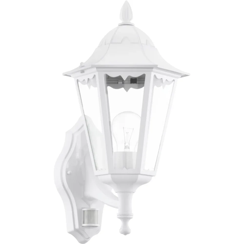 Eglo Wandlampe aussen Navedo Weiss Aluminium 42.5 cm - Material: Aluguss - Wandlampe aussen