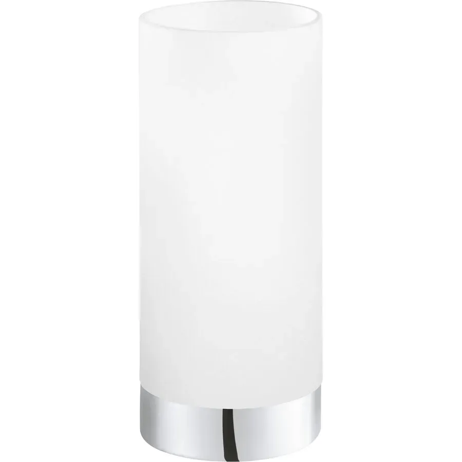 Eglo Tischlampe Damasco 1 Grau Stahl 21.5 cm - Farbe: chrom - Tischlampe