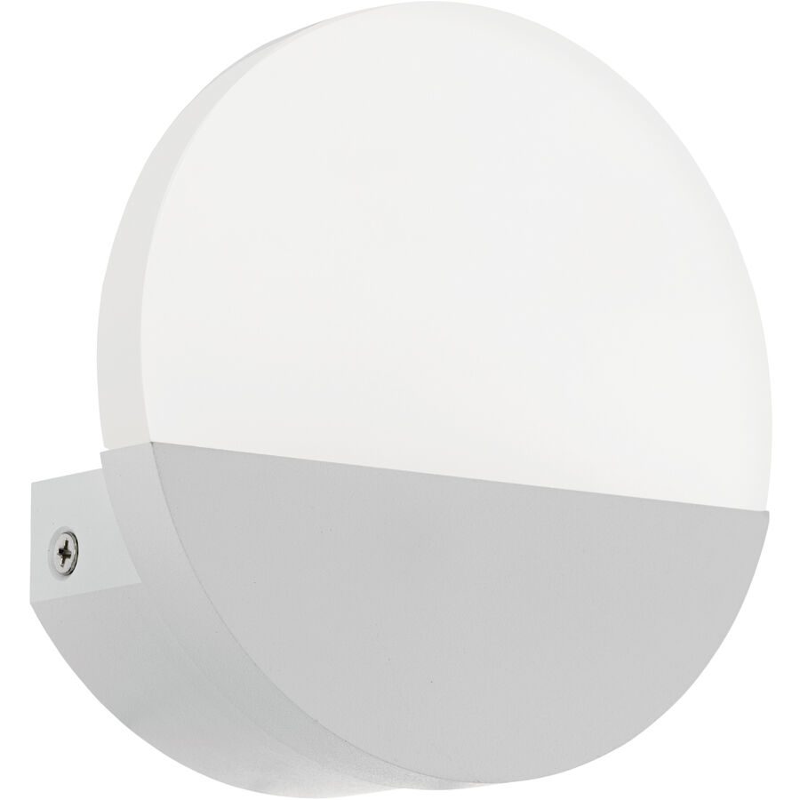 Eglo Wandlampe Metrass 1 Weiss Aluminium 13 cm - LED - Lichtfarbe: Warmweiss - Wandlampe- LED Energiesparlampe