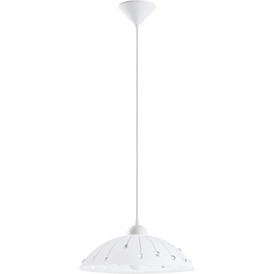 Eglo Pendellampe Vetro Weiss Kunststoff 110 cm - Pendellampe