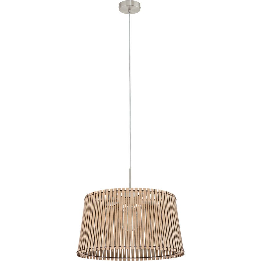 Eglo Pendellampe Sendero Grau Stahl 130 cm - Farbe: Nickel matt - Pendellampe