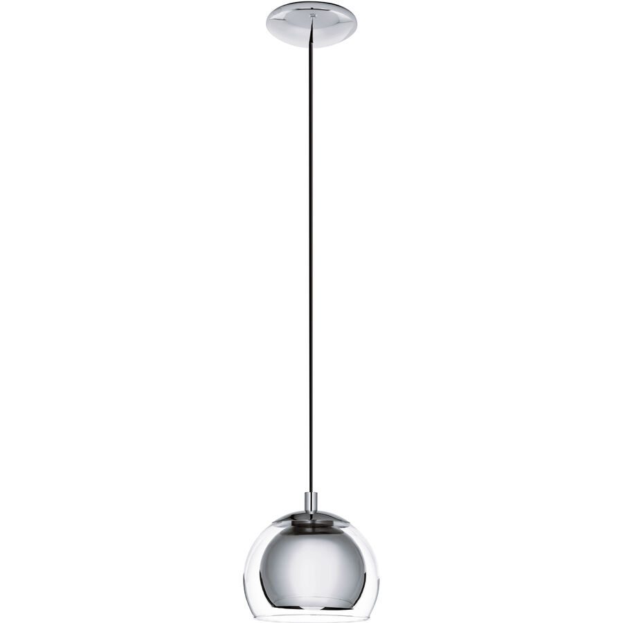 Eglo Pendellampe Rocamar Grau Stahl 110 cm - Farbe: chrom - Pendellampe