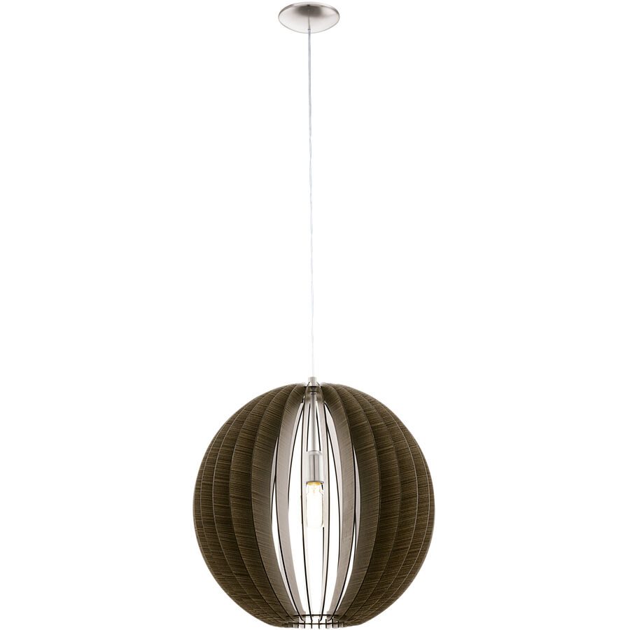 Eglo Pendellampe Cossano Grau Stahl 150 cm - Farbe: Nickel matt - Pendellampe