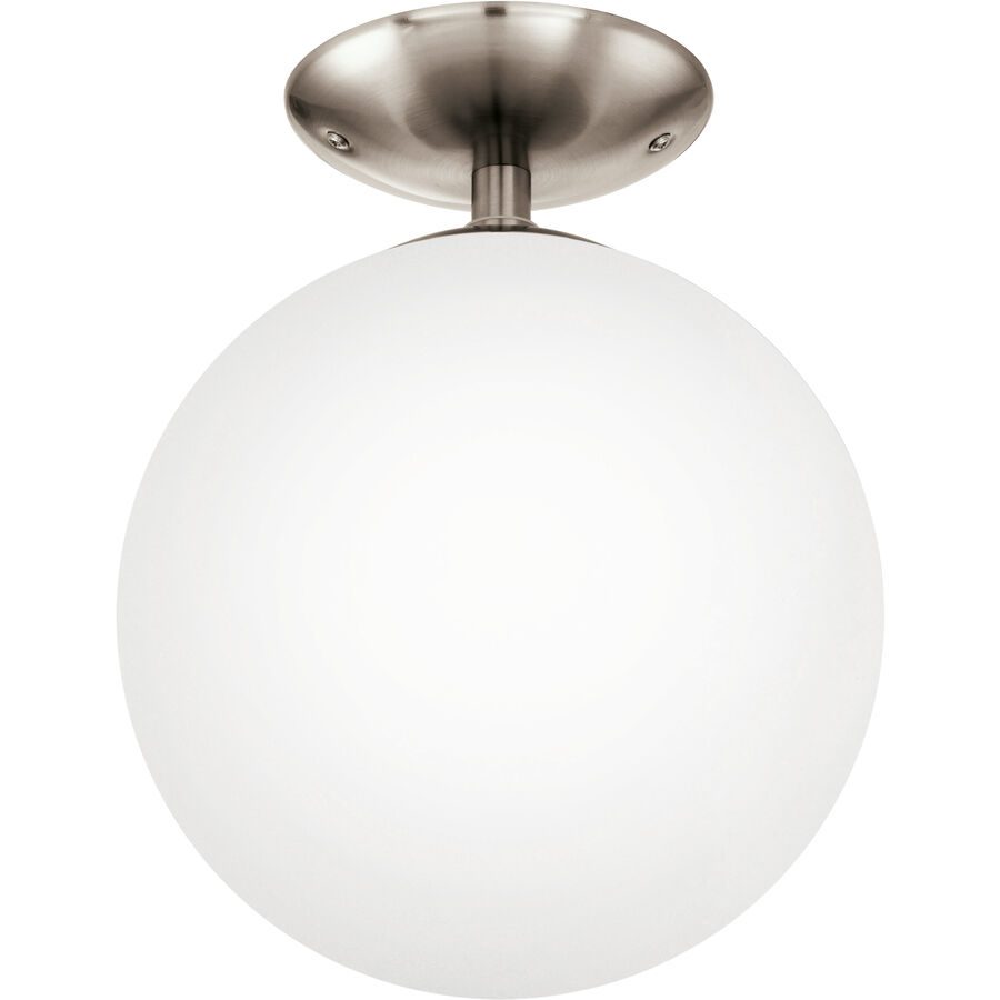 Eglo Deckenlampe Rondo Grau Stahl 31.5 cm - Farbe: Nickel matt - Deckenlampe
