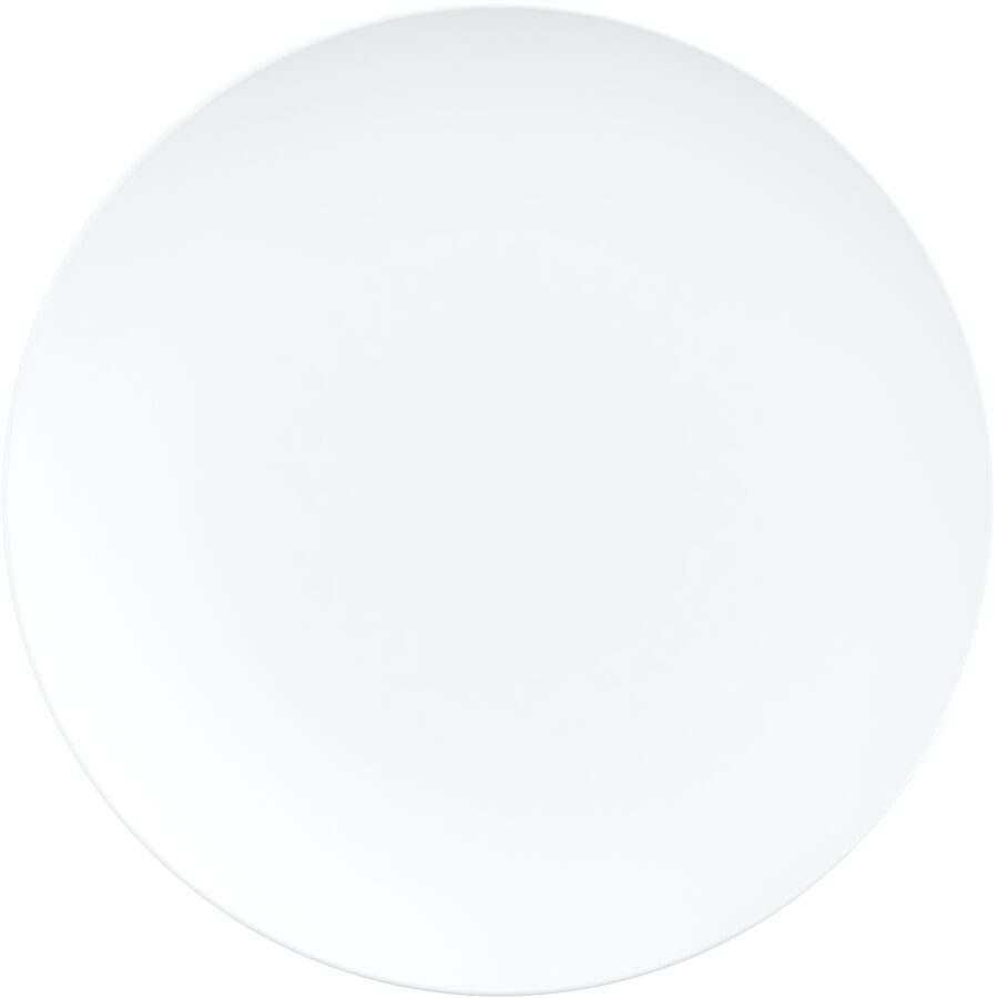 Teller flach Saturno Weiss Porzellan 21 cm - Teller flach