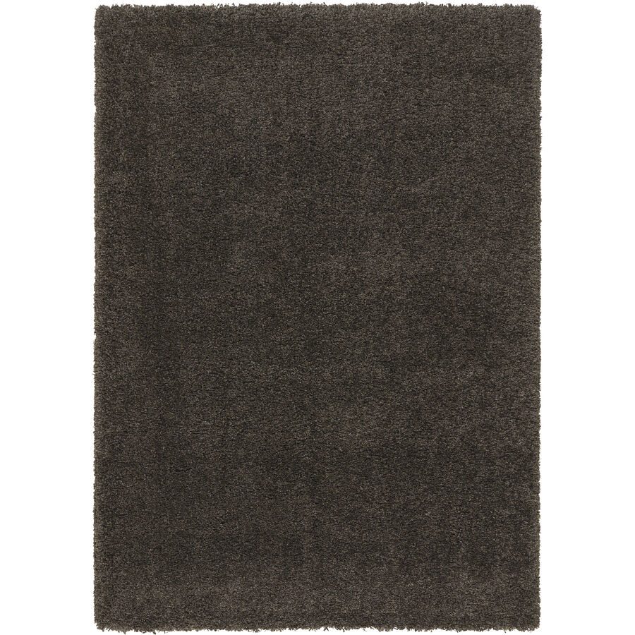 Teppich Luxury Shaggy Grau 160 cm 230 cm - Farbe: Dunkelgrau - Material: Polypropylen - Teppich