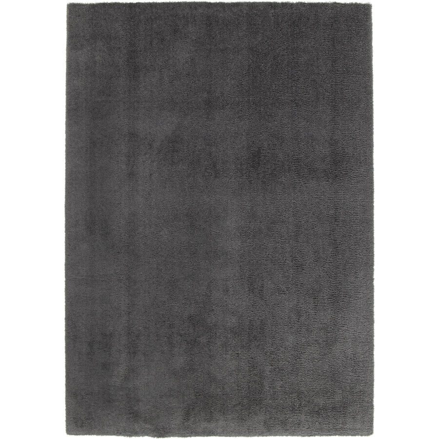 Teppich Reno Grau PET 160 cm 230 cm - Farbe: anthrazit - Material: Recyceltes PET - Teppich