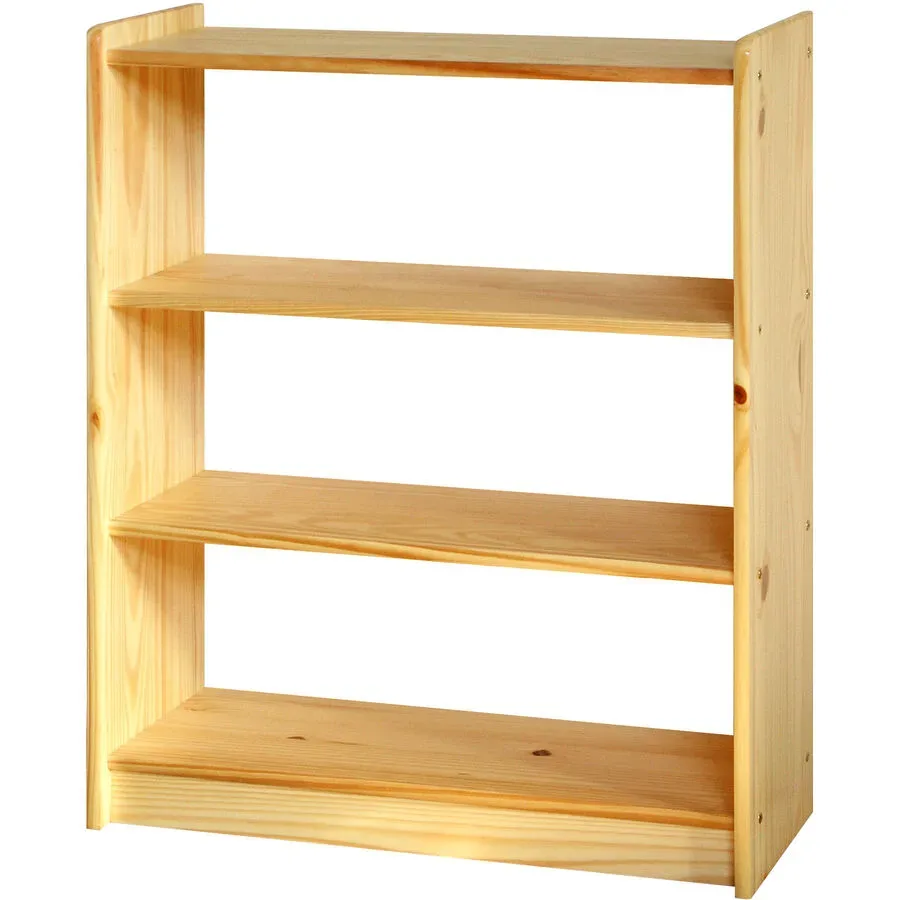 Bücherregal Amey Braun Holz 80 cm 100 cm - Farbe: natur - Material: Kiefer - Bücherregal