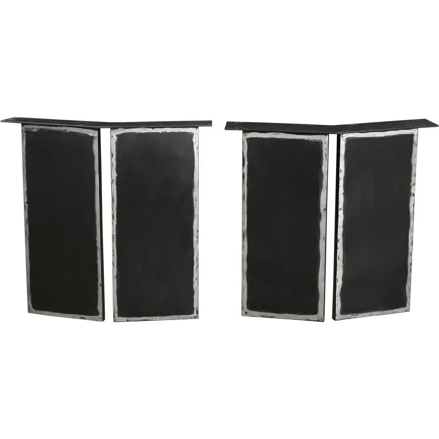 Tischgestell Parv Schwarz Metall 70 cm - Tischgestell