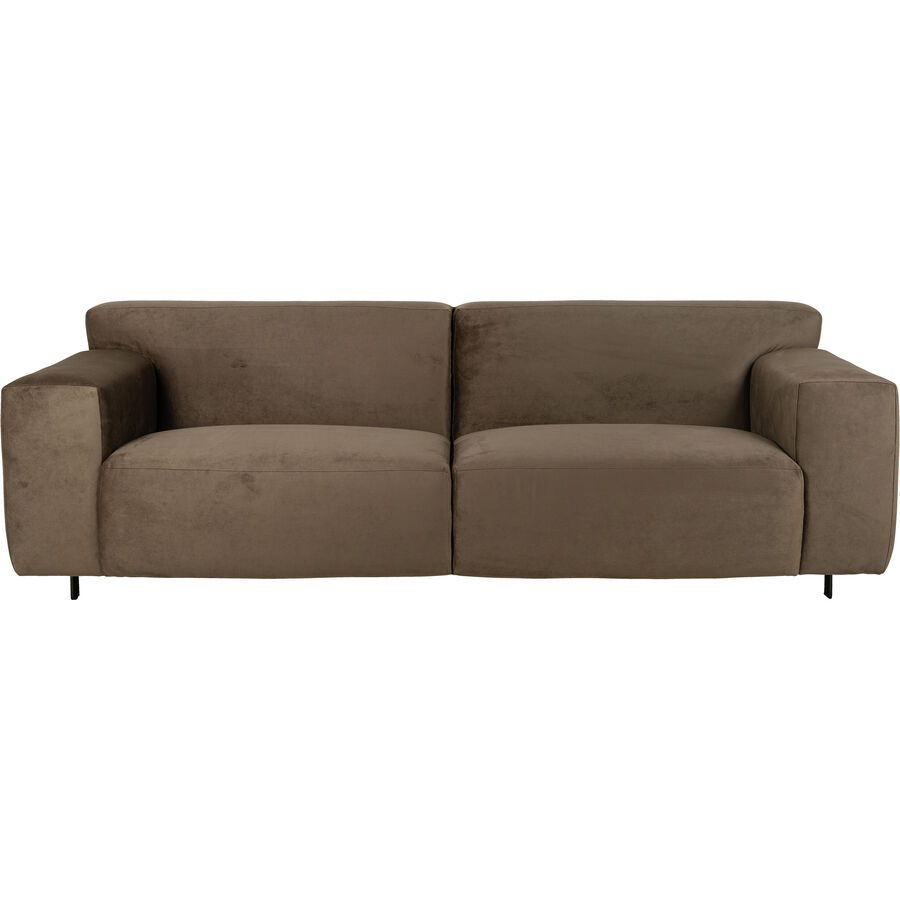 Sofa Vada Braun Stoff 230 cm 94 cm - Sofa