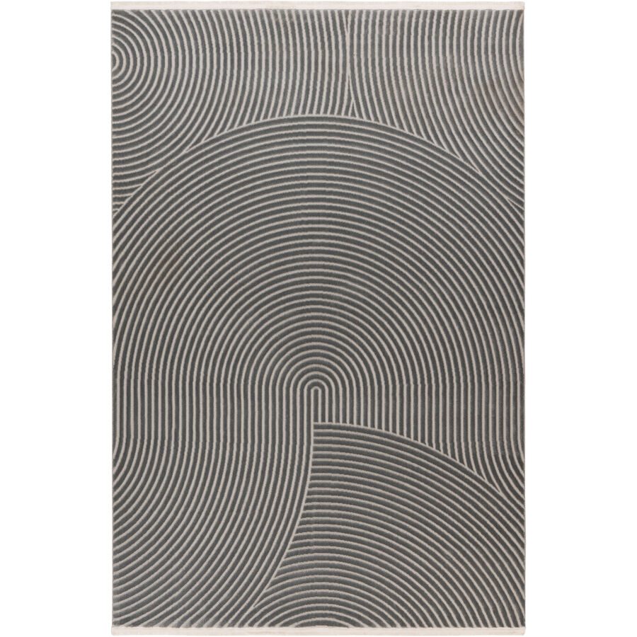 Teppich Lexian Grau 120 cm 170 cm - Material: Polypropylen - Teppich