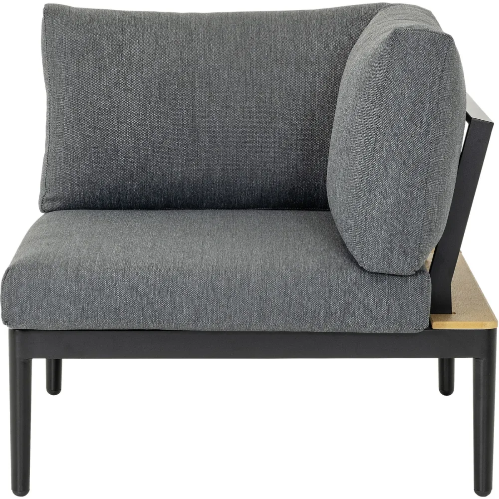 Loungeelement Florida dunkelgrau Aluminium 1 B 80.5 cm T 80.5 cm - Loungeelement