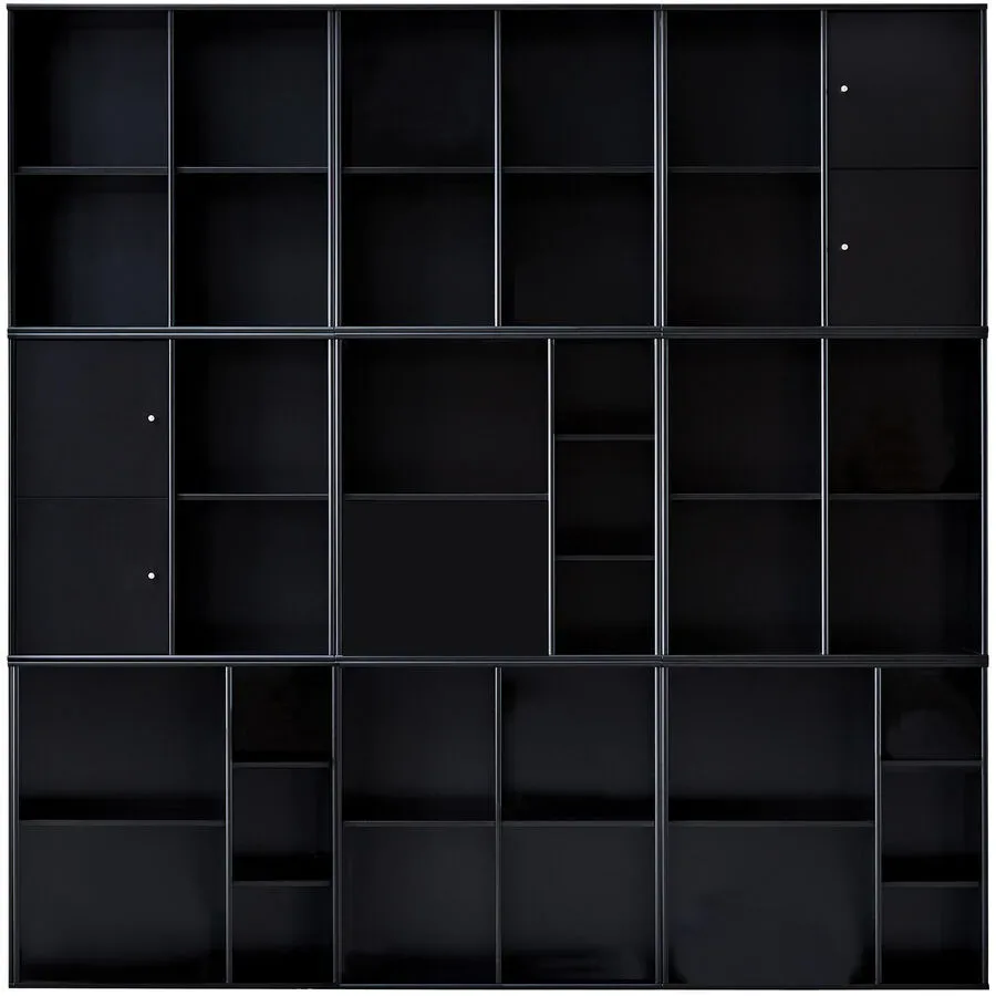 Bücherregal Mister Schwarz Holzwerkstoff 207 cm 207 cm - Bücherregal
