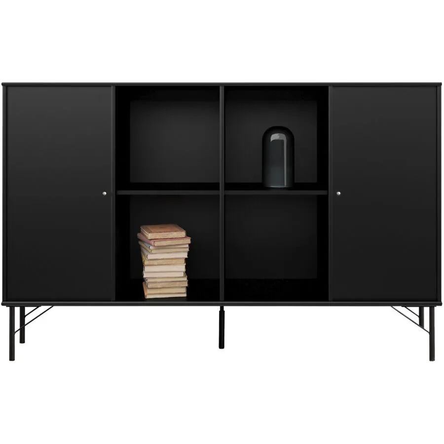 Sideboard Mister Schwarz Holzwerkstoff 136 cm 89 cm - Sideboard