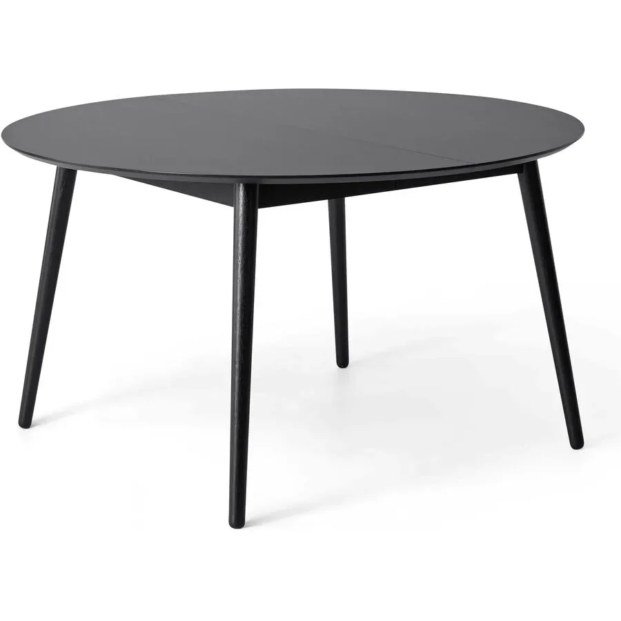 Esstisch rund Hani Schwarz MDF/Holz 135 cm - Material: MDF, Esche - Esstisch rund