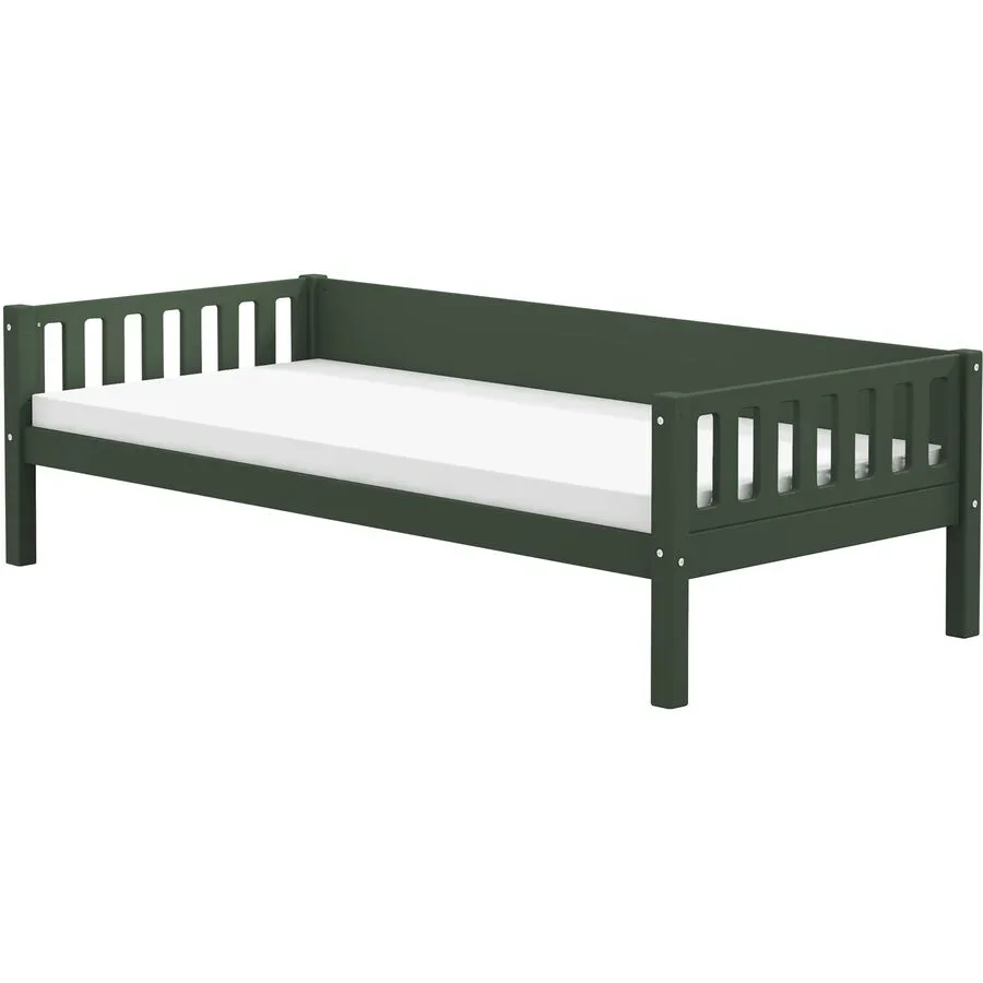 Tagesbett Leeloo Grün Holz 90 x 200 cm - Material: Pinie - Tagesbett
