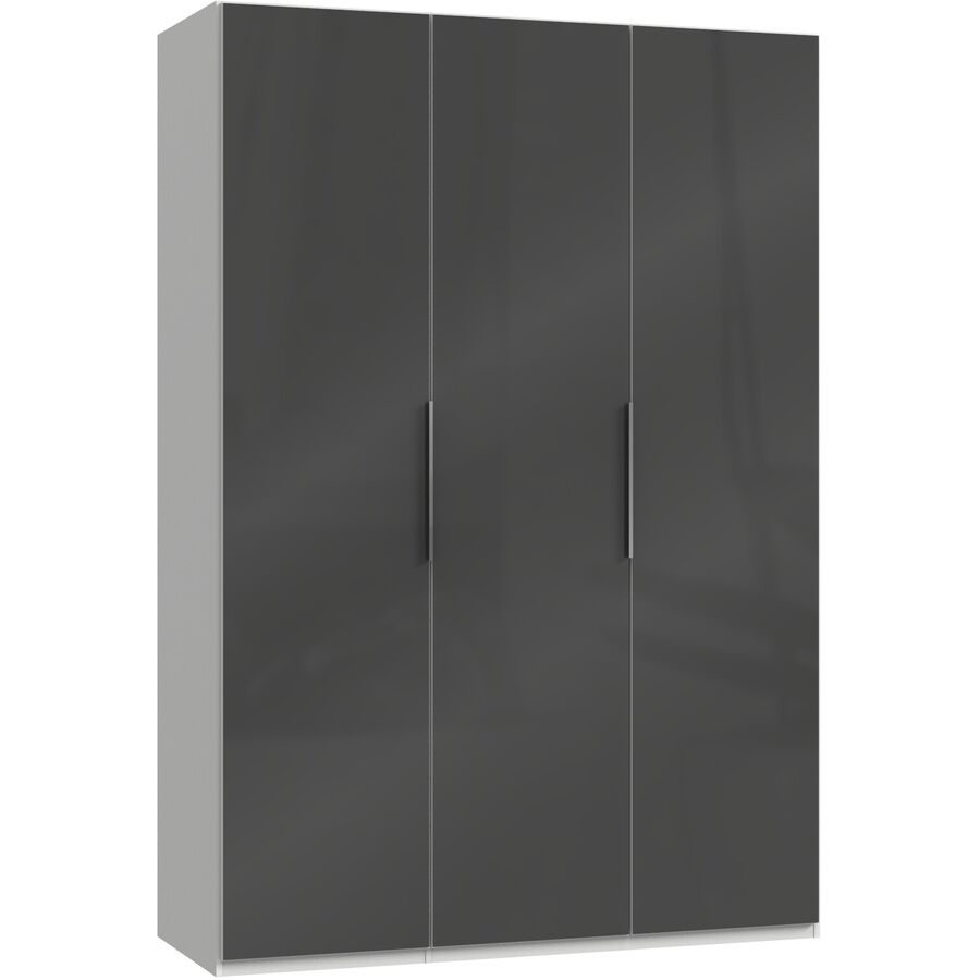 Kleiderschrank Sanko Grau Holz 150 cm 58 cm 216 cm - Material: Holzwerkstoff - Kleiderschrank