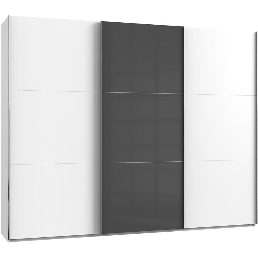 Kleiderschrank Sanko Grau Holz 300 cm 65 cm 236 cm - Material: Holzwerkstoff - Kleiderschrank