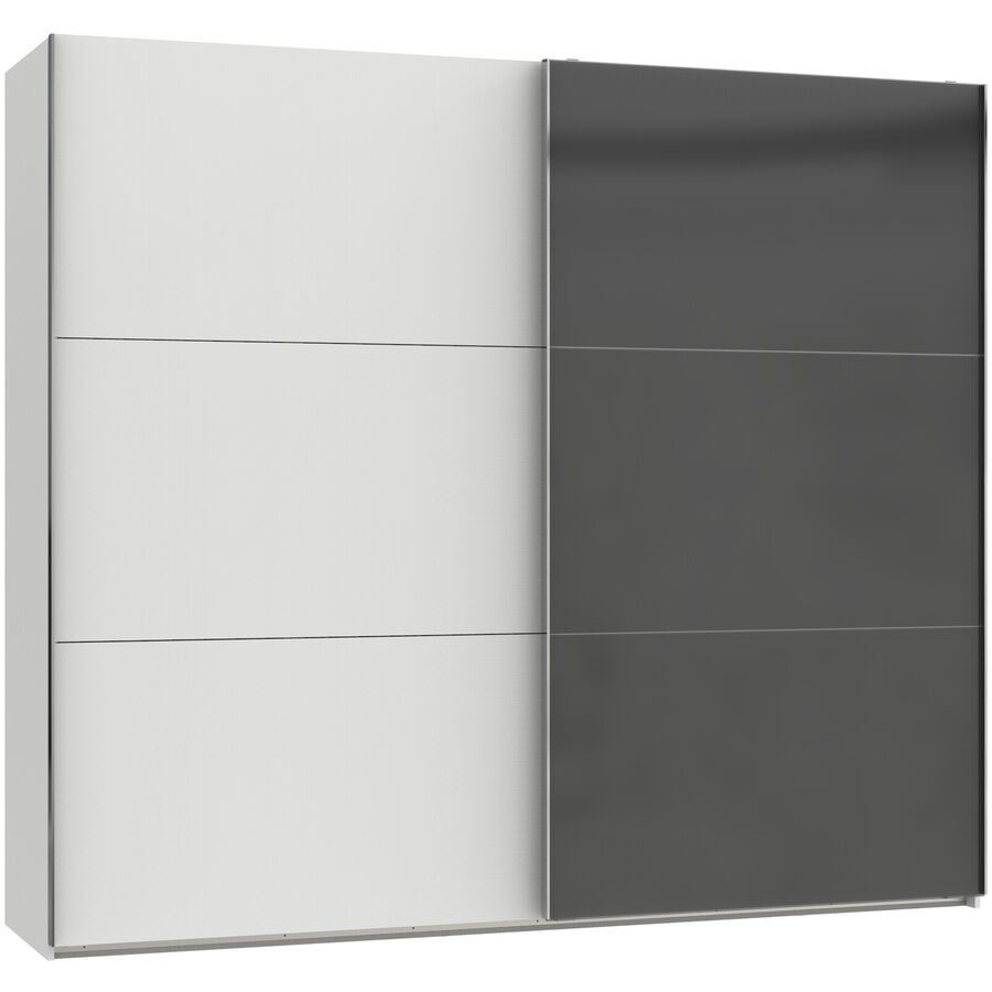 Kleiderschrank Sanko Grau Holz 250 cm 65 cm 216 cm - Material: Holzwerkstoff - Kleiderschrank