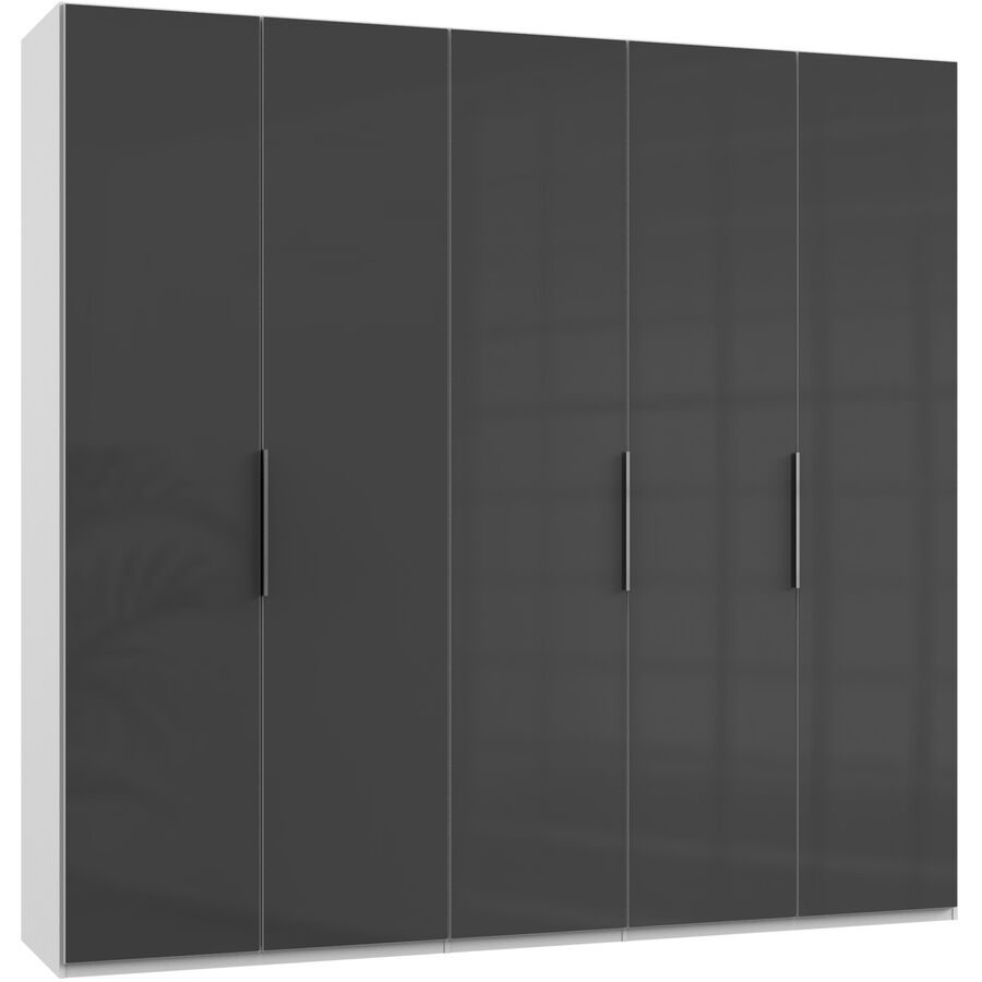 Kleiderschrank Sanko Grau Holz 250 cm 58 cm 236 cm - Material: Holzwerkstoff - Kleiderschrank