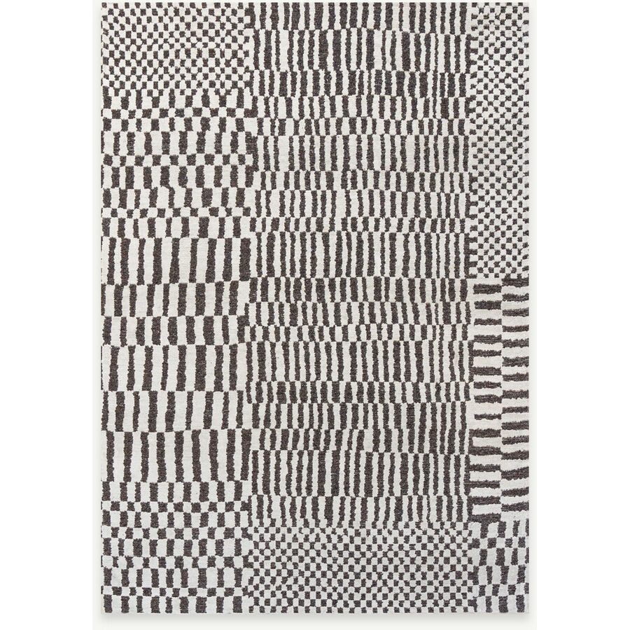 Teppich Caidal Weiss/Grau Polyester 200 cm 280 cm - Farbe: Weiss, Grau - Teppich