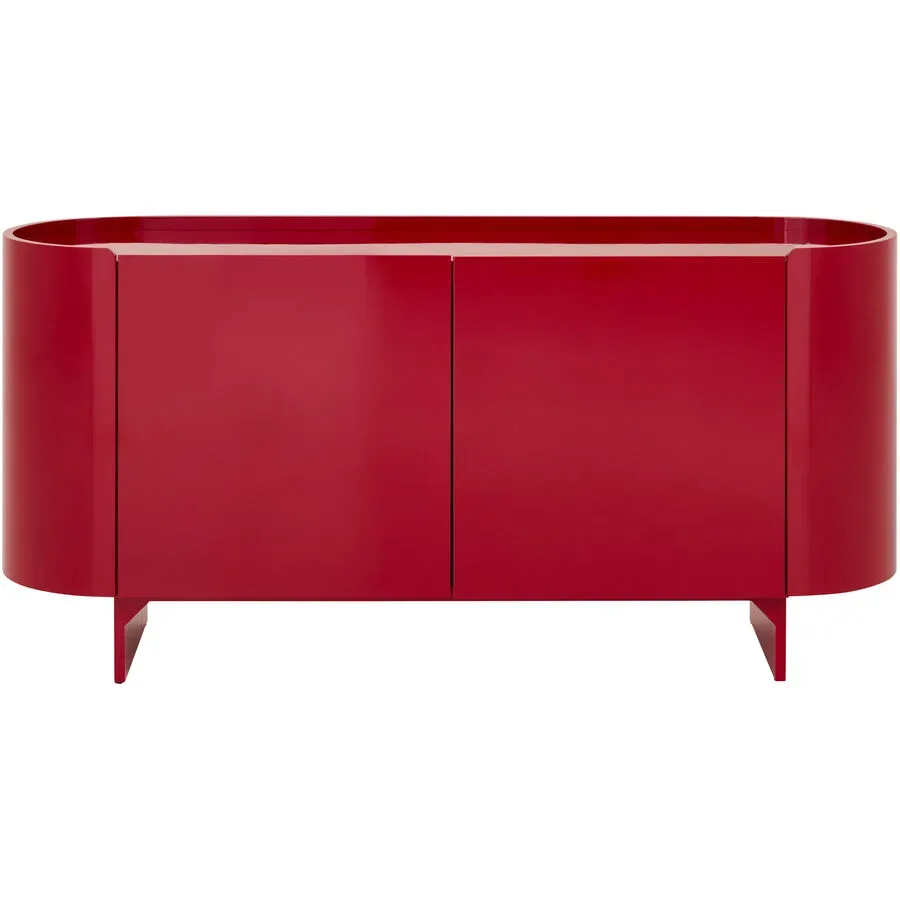 Sideboard Limon Rot Holz 52.5 cm 82.5 cm - Material: MDF - Sideboard