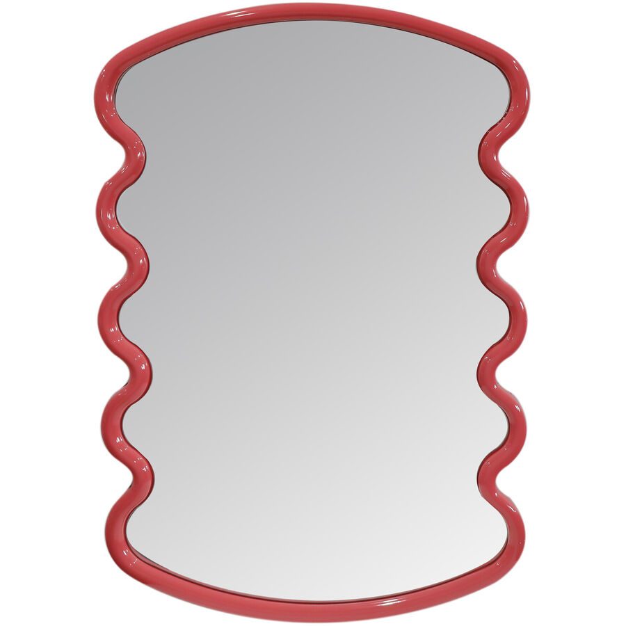 Wandspiegel Bachata Rot MDF/Glas 80 cm 120 cm - Material: MDF/Spiegelglas - Wandspiegel