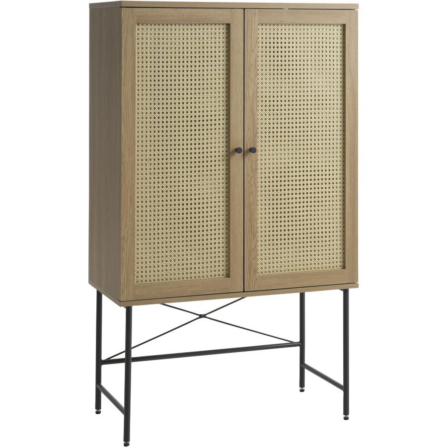 Schrank Perri Beige MDF 80 cm 40 cm - Farbe: natur - Material: MDF/Melaminfolie - Schrank