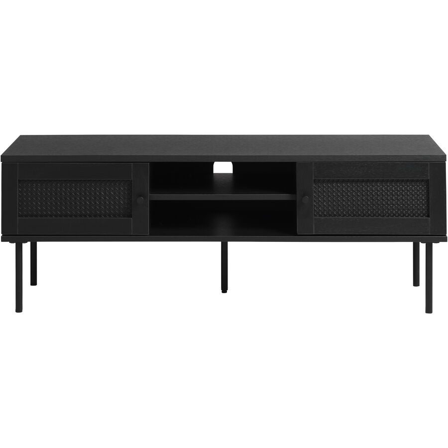 TV-Möbel Perri Schwarz MDF 120 cm 40 cm 43 cm - Material: MDF/Melaminfolie - TV-Möbel