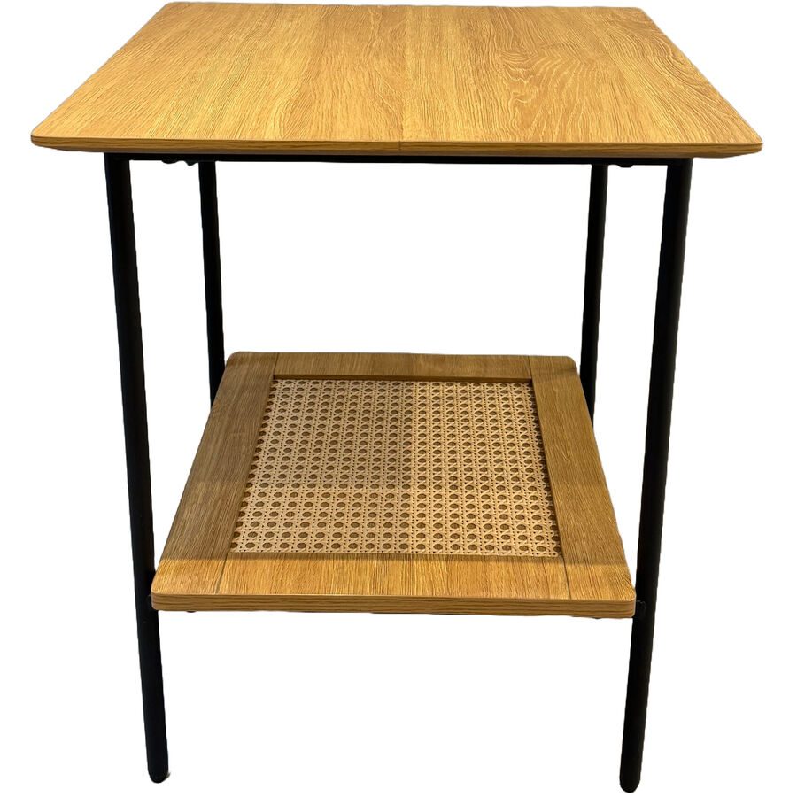 Beistelltisch Perri Braun MDF 45 cm - Farbe: eiche - Material: MDF/Melaminfolie - Beistelltisch