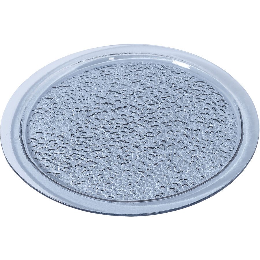 Teller flach Samira Grau Glas 22 cm - Farbe: rauchgrau - Teller flach