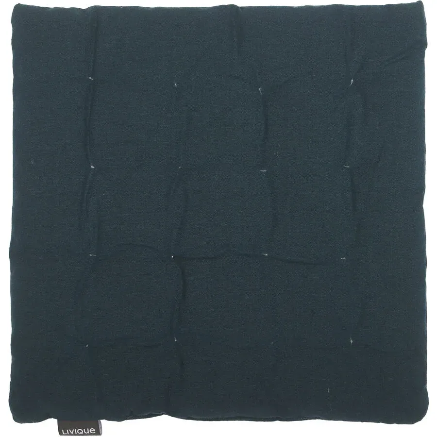 MyDeal Sitzkissen Nizza 38x38cm blau - Material: Baumwolle - Sitzkissen