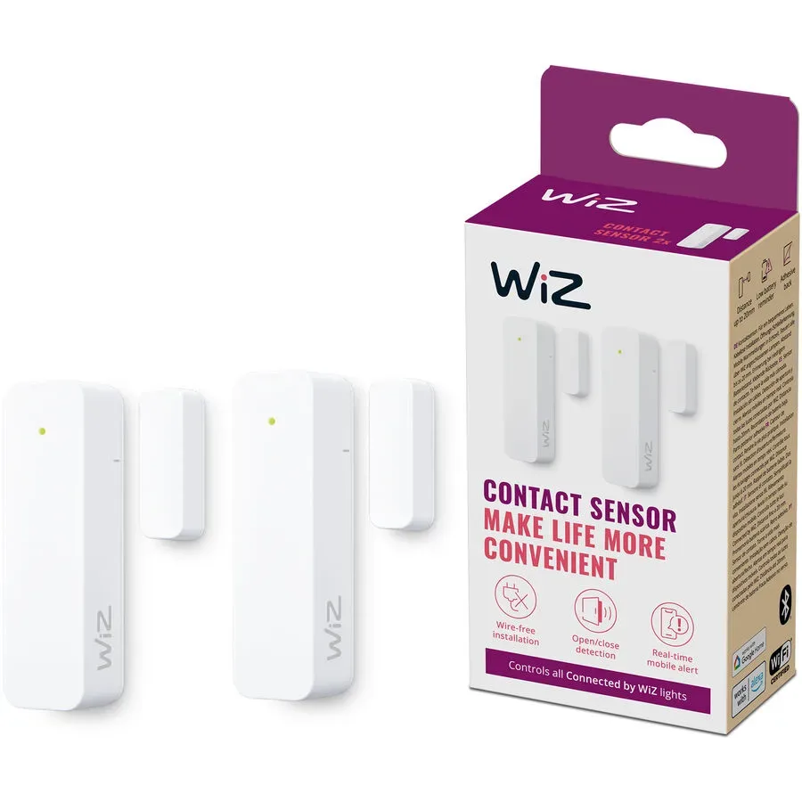 WIZ - WiFi-Smart-Kontaktsensor 2er-Pack, 50X50MM