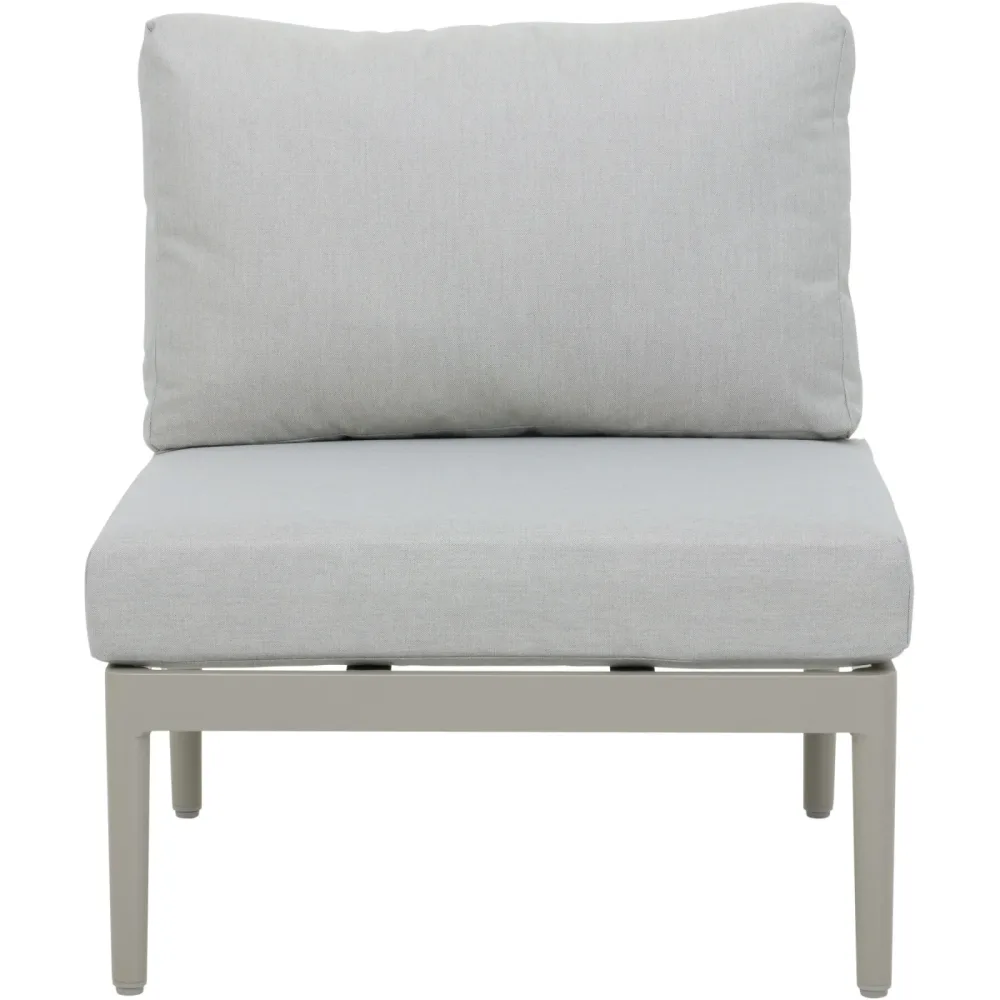 Loungeelement Florida hellgrau Aluminium - Loungeelement