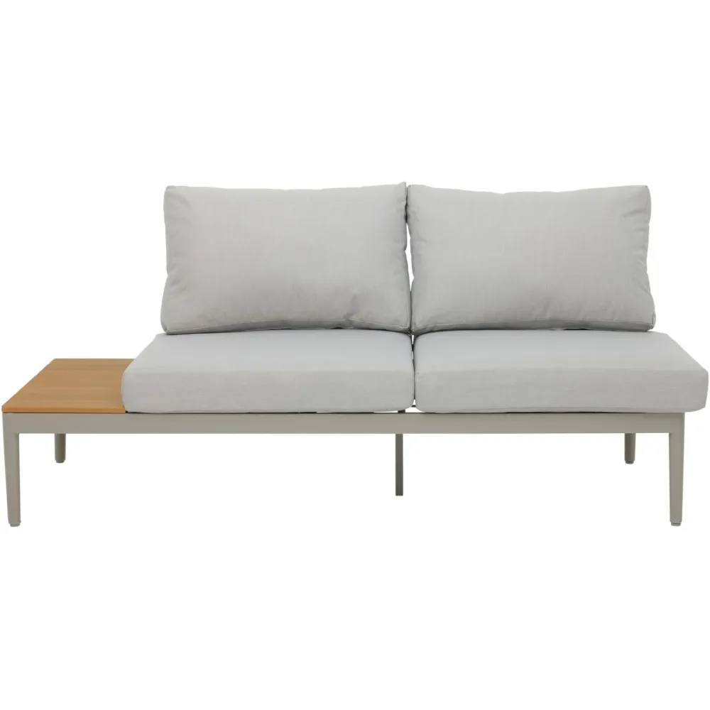 Loungeelement Florida hellgrau Aluminium - Loungeelement