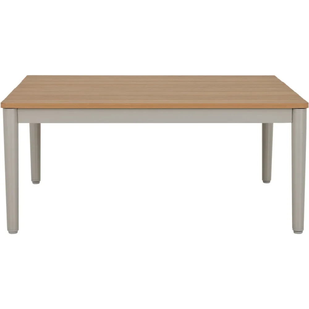 Loungetisch Florida hellgrau Aluminium - Loungetisch