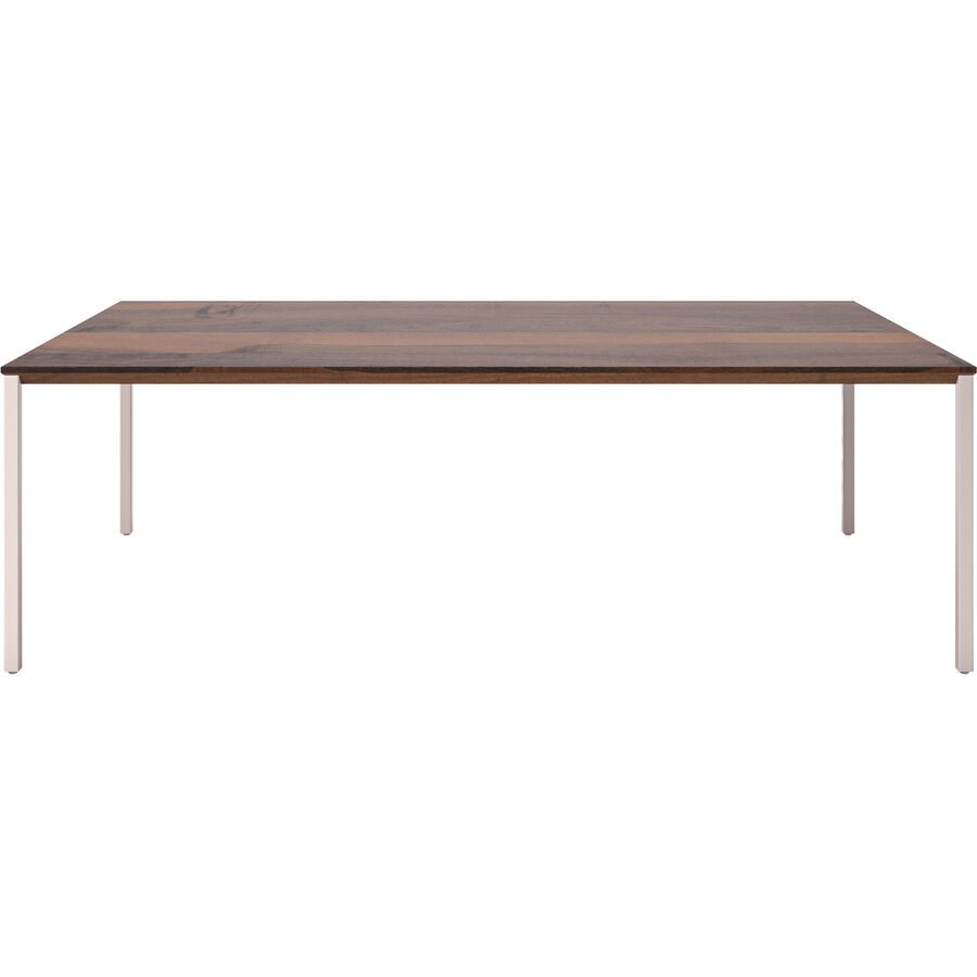 Beistelltisch Barillo Braun Holz 110 cm - Material: Nussbaum - Beistelltisch