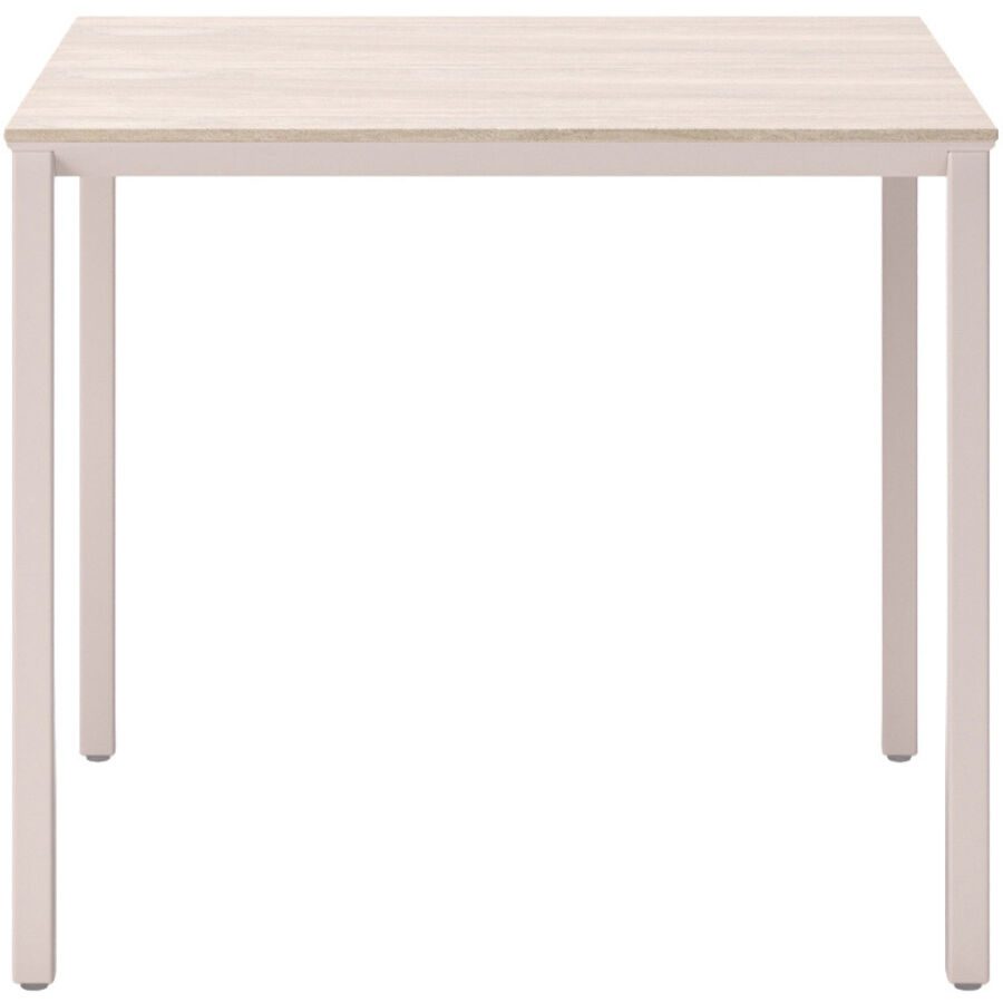 Beistelltisch Barillo Braun/Grau Keramik 40 cm - Farbe: taupe - Beistelltisch