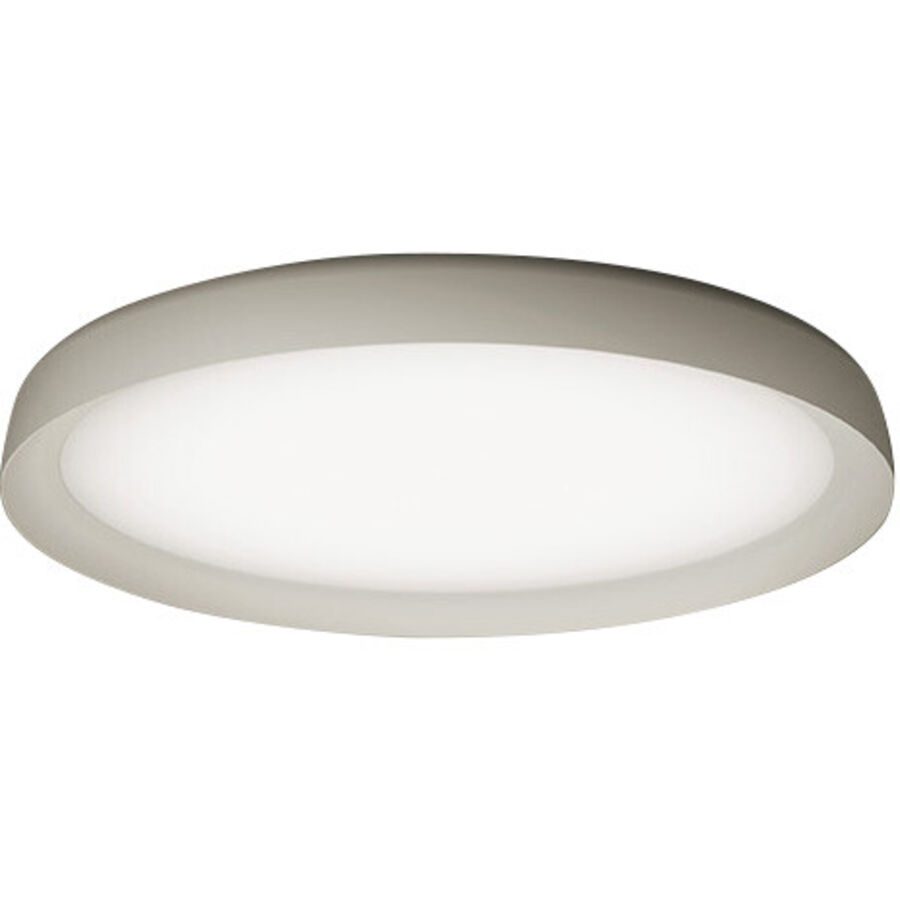 URBAN Deckenlampe EG Aluminium grau 56cm - LED - Lichtfarbe: Warmweiss - Deckenlampe- LED Energiesparlampe