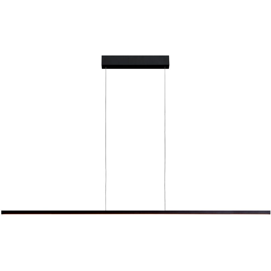 Bopp Pendellampe Smart Schwarz Aluminium 150 cm Höhenverstellbar (manuell) - LED - Lichtfarbe: Tageslichtweiss - Pendellampe- LED Energiesparlampe