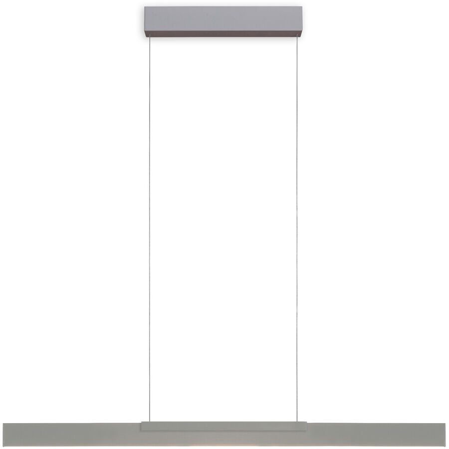 Bopp Pendellampe Nano 2.0 Silber Aluminium 100 cm Höhenverstellbar (manuell) - LED - Lichtfarbe: Extra warmweiss - Pendellampe- LED Energiesparlampe