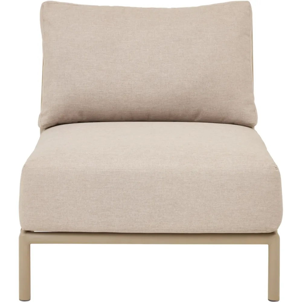 1-Sitzer Seil/Stahl beige - 71